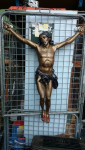 Gietijzeren jezus zonder kruis 