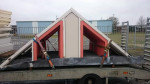 400 breed 160 hoog met 2 draairamen zonder glas