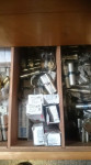 Diverse cilinders met sleutel