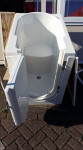 Zitbad met deur 